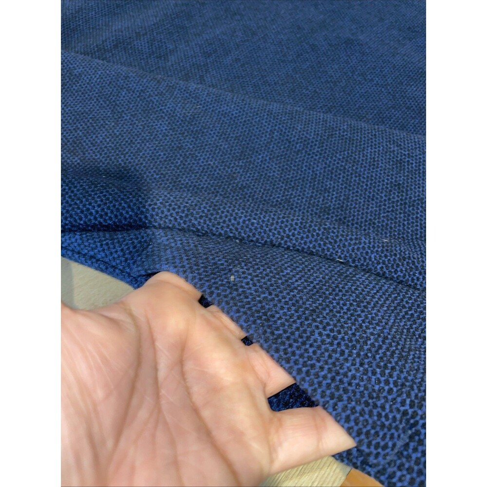Orvis Sweater Mens XL Blue Sherpa Lined Waffle Fleece Quarter Zip Pullover Top - Picture 6 of 10